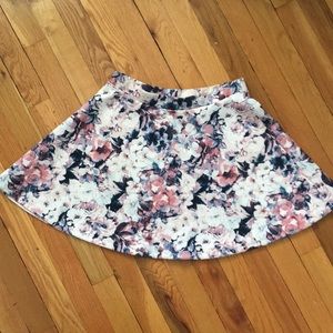 Floral skater skirt